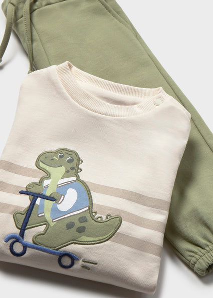 Chandal 3 piezas dinosaurio