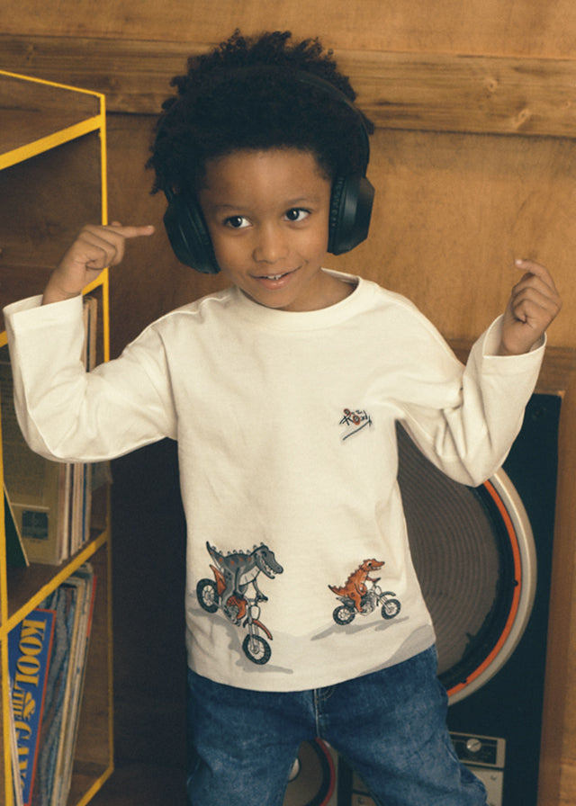 Camiseta manga larga niño