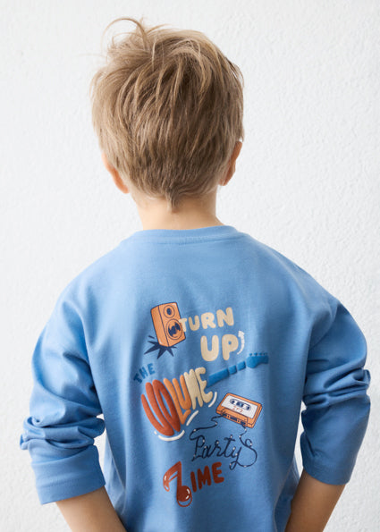 Camiseta de manga larga sube el volumen