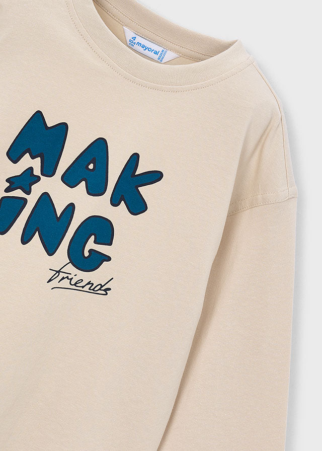 Camiseta manga larga, unisex.