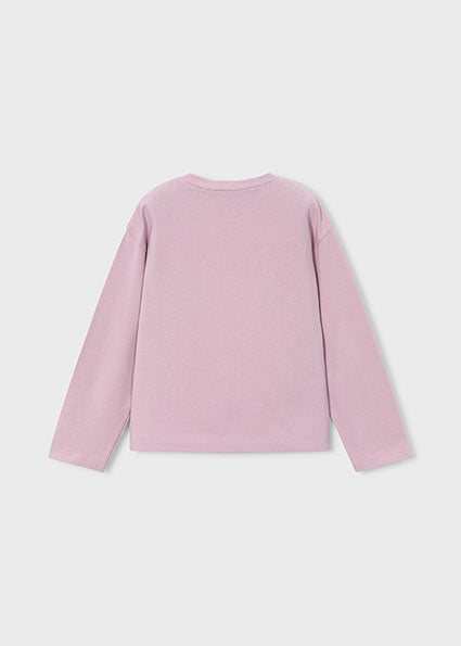 Camiseta manga larga con corazón