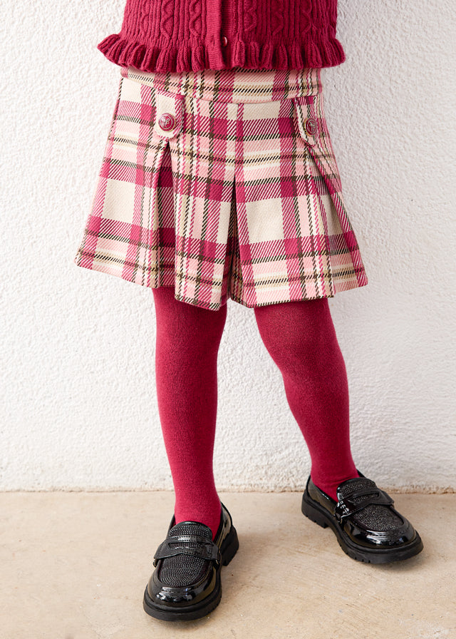 Bermuda cuadros niña