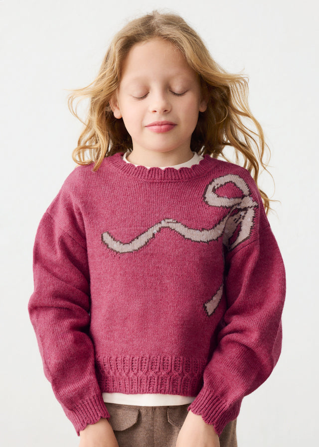 Jersey intarsia niña