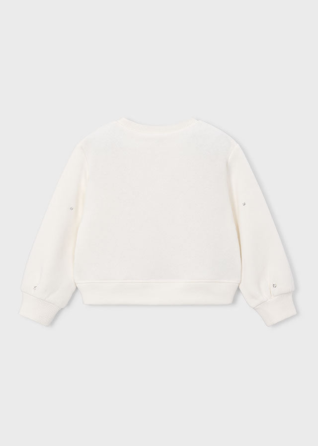 Sudadera apliques niña