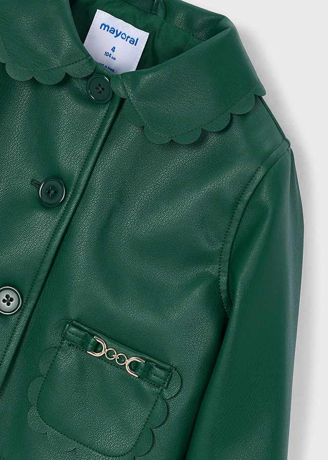 Chaqueta polipiel niña