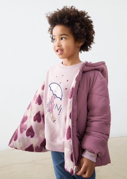 Chaqueton reversible corazones