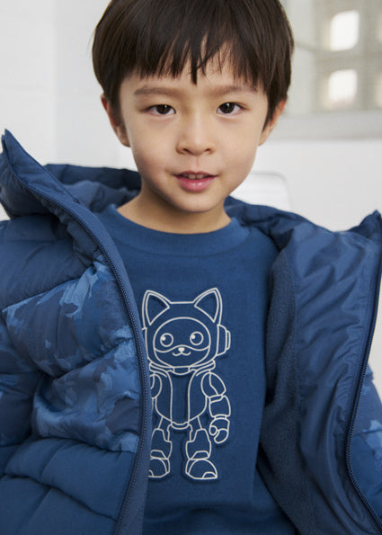 Sudadera Relieve robot