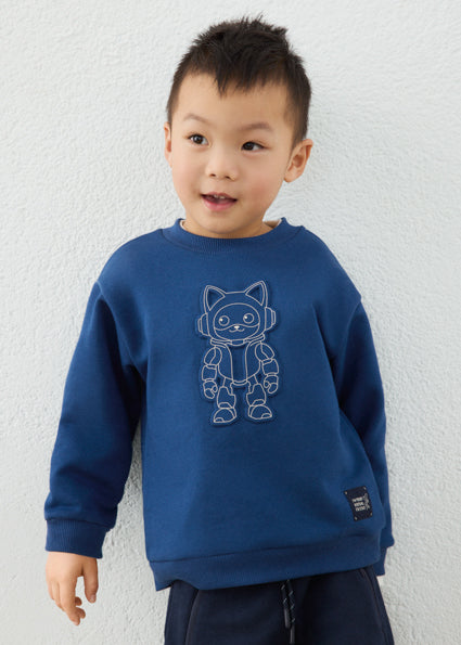 Sudadera Relieve robot