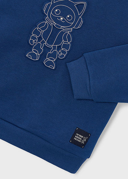 Sudadera Relieve robot