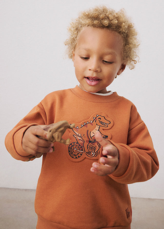 Sudadera embossed niño