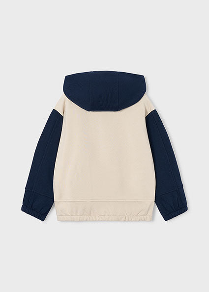 Sudadera con capucha y bolso canguro niño.