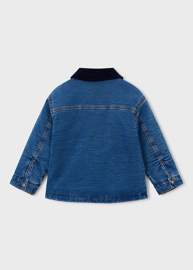 Cazadora soft denim acolchada niño