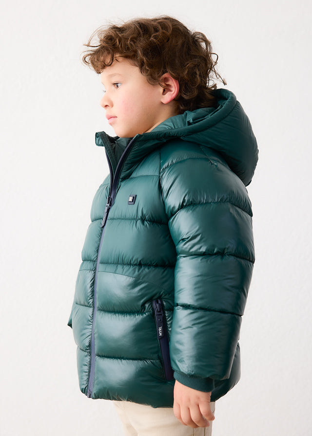 Chaqueton brillo mate niño