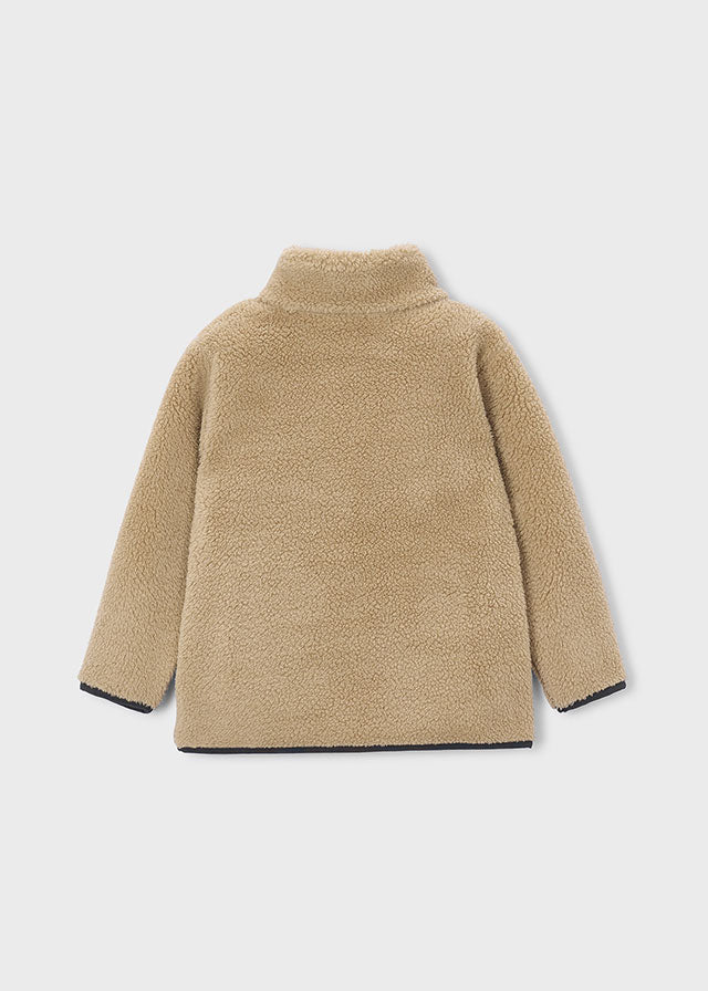 Chaqueta canguro borrego niño
