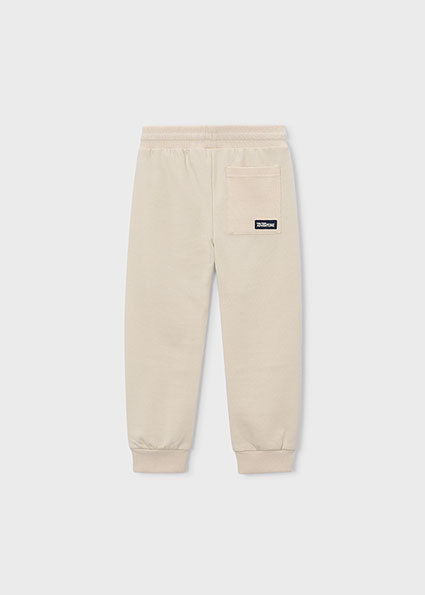 Pantalón jogger con cremallera en bolsillos niño