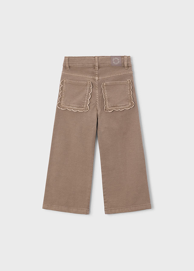 Pantalon sarga marine niña