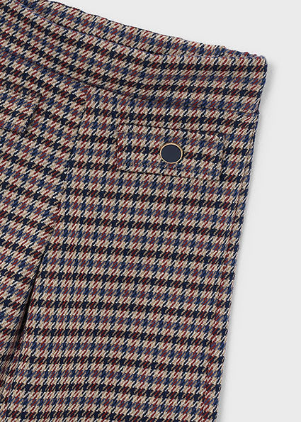 Pantalon punto Corte wide leg. Pernera ancha y fluida niña.
