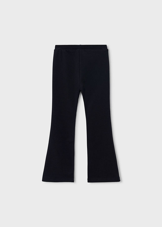 Leggings felpa flare niña