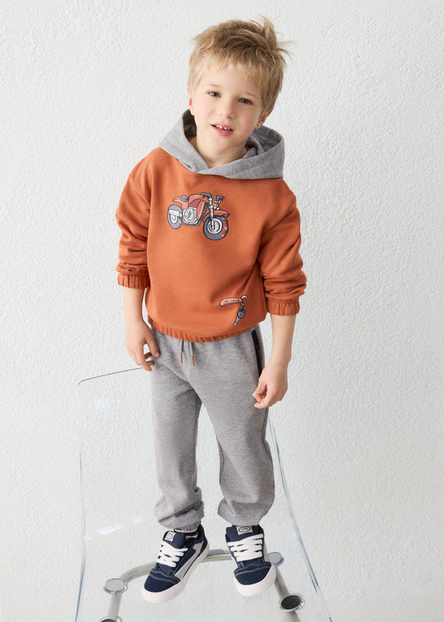 Chandal sudadera moto niño