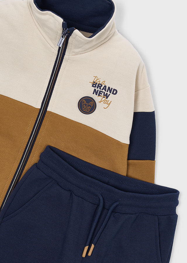 Chandal canguro sin capucha niño