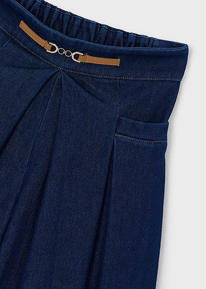 Falda pantalon midi colulotte niña.