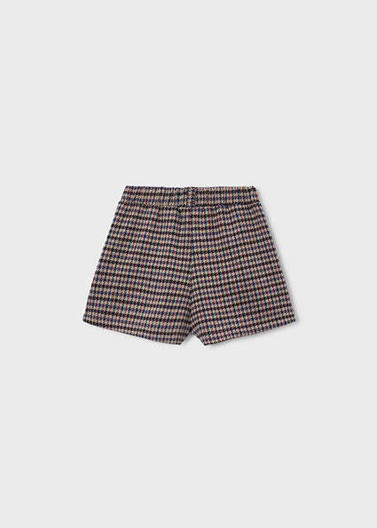Falda pantalon pata gallo con bolso niña.