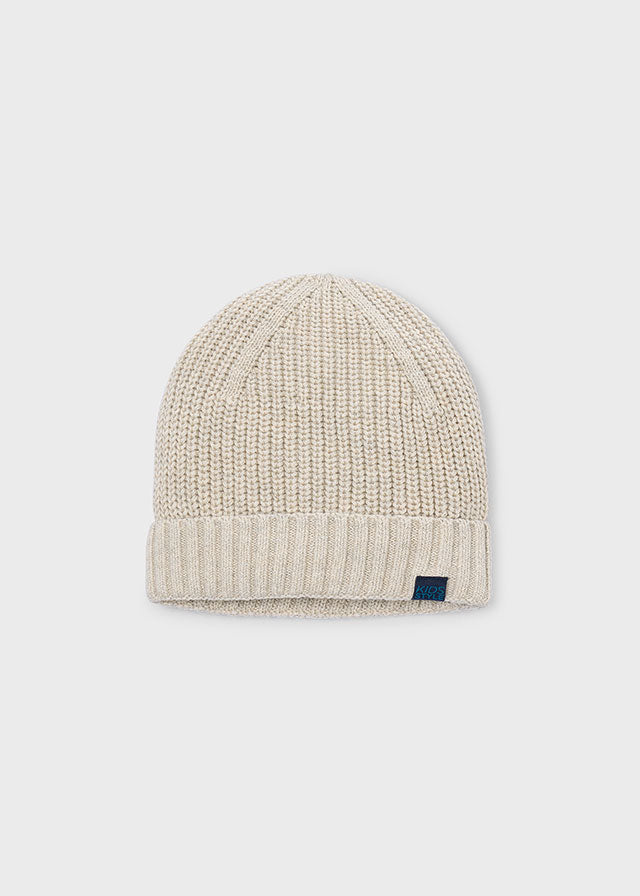 Gorro punto con vuelta, unisex.