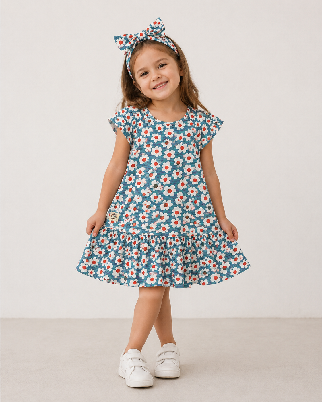 Vestido con cinta