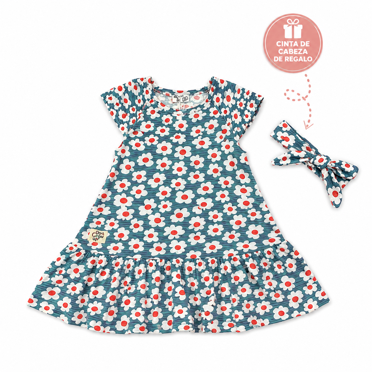 Vestido con cinta