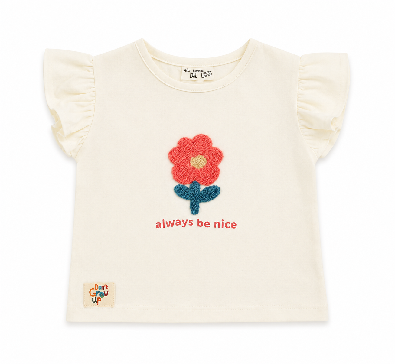 Conjunto niña flor