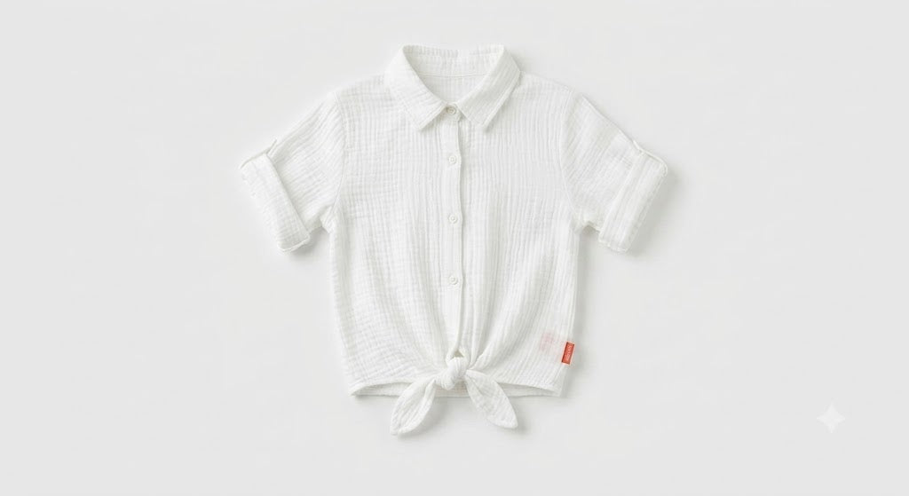 Conjunto niña camisa