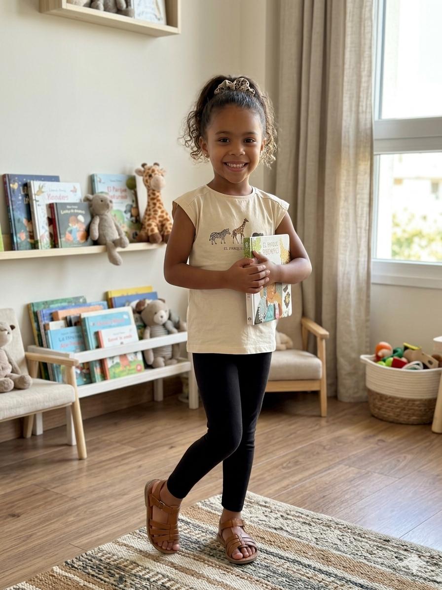 Conjunto camiseta, legging y coletero