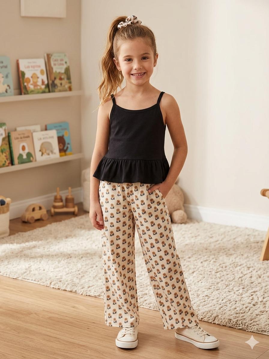 Conjunto top, legging y coletero