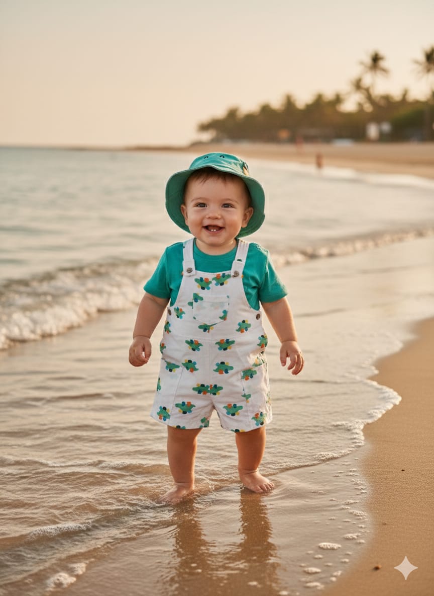 Conjunto peto camiseta y gorro