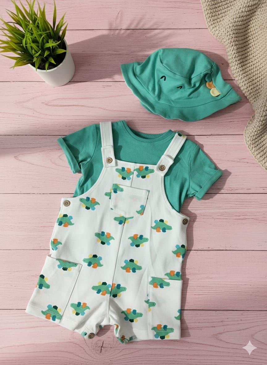 Conjunto peto camiseta y gorro