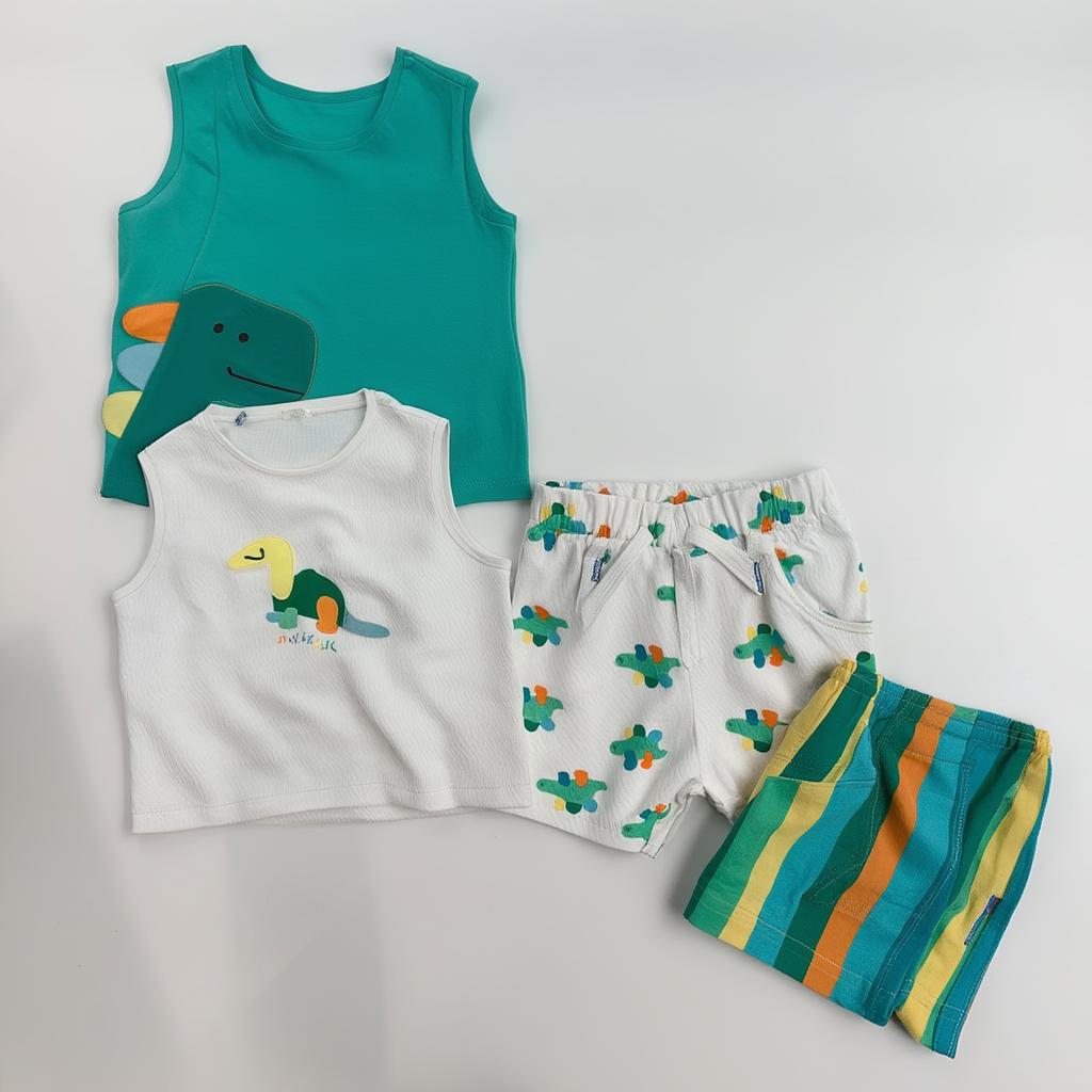 Conjunto Punto 4 Piezas  Dino