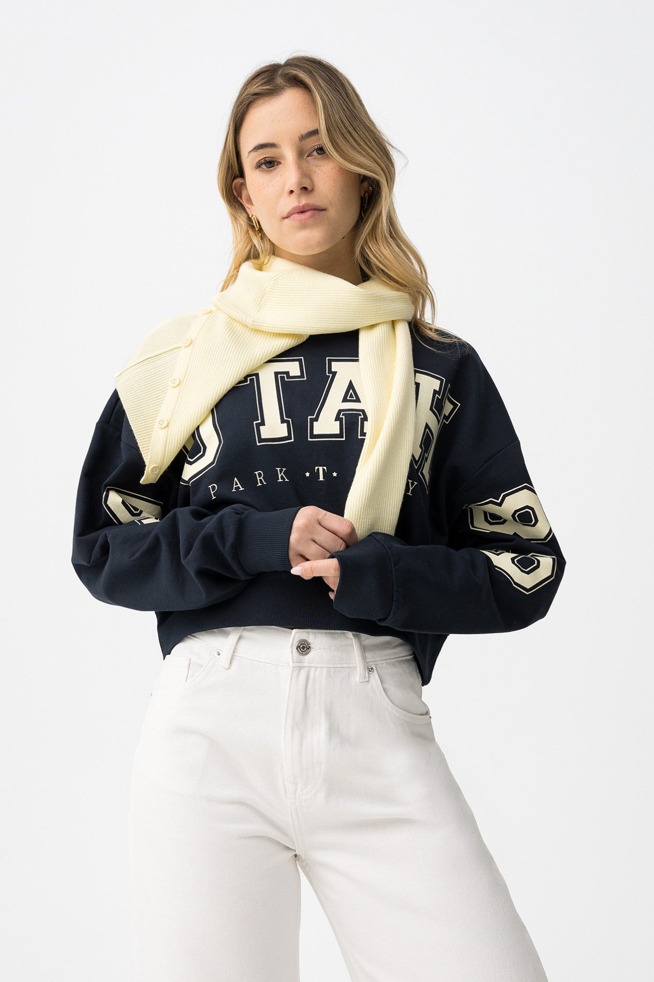 Sudadera crop