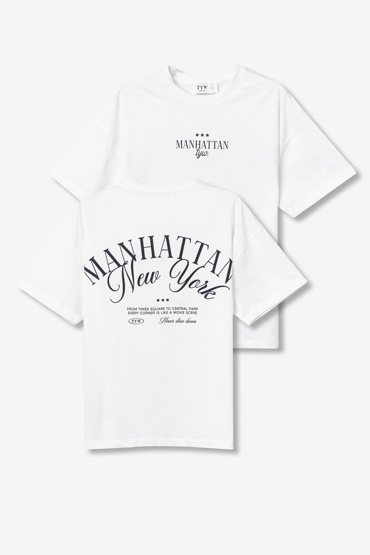 Camiseta manga corta oversize