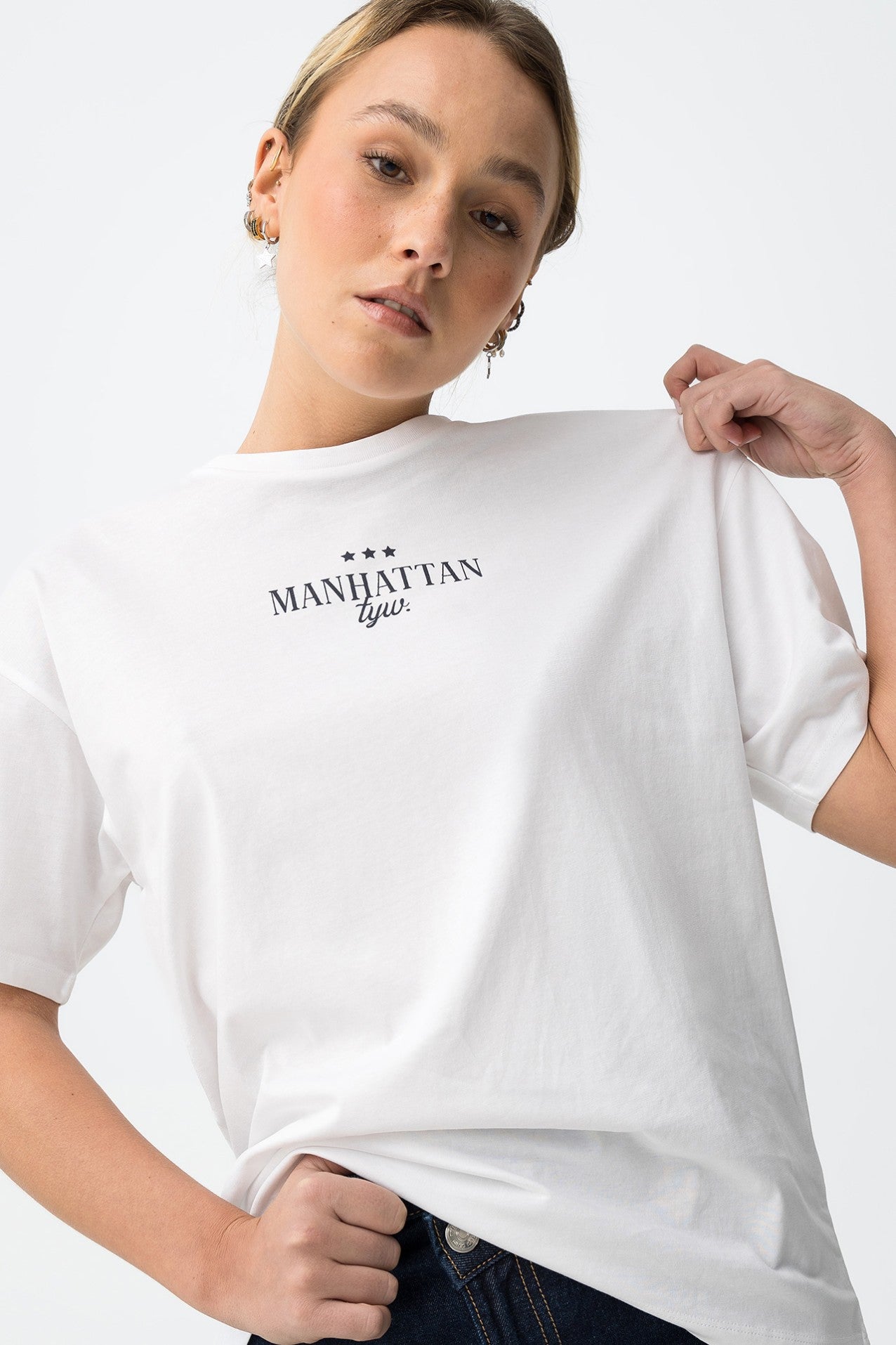 Camiseta manga corta oversize