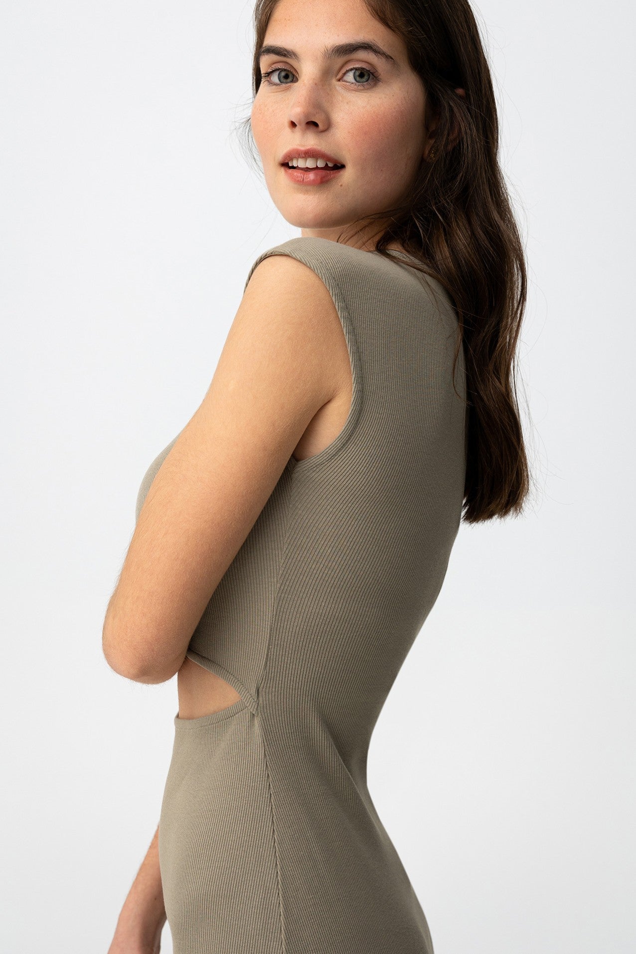 Vestido canalé