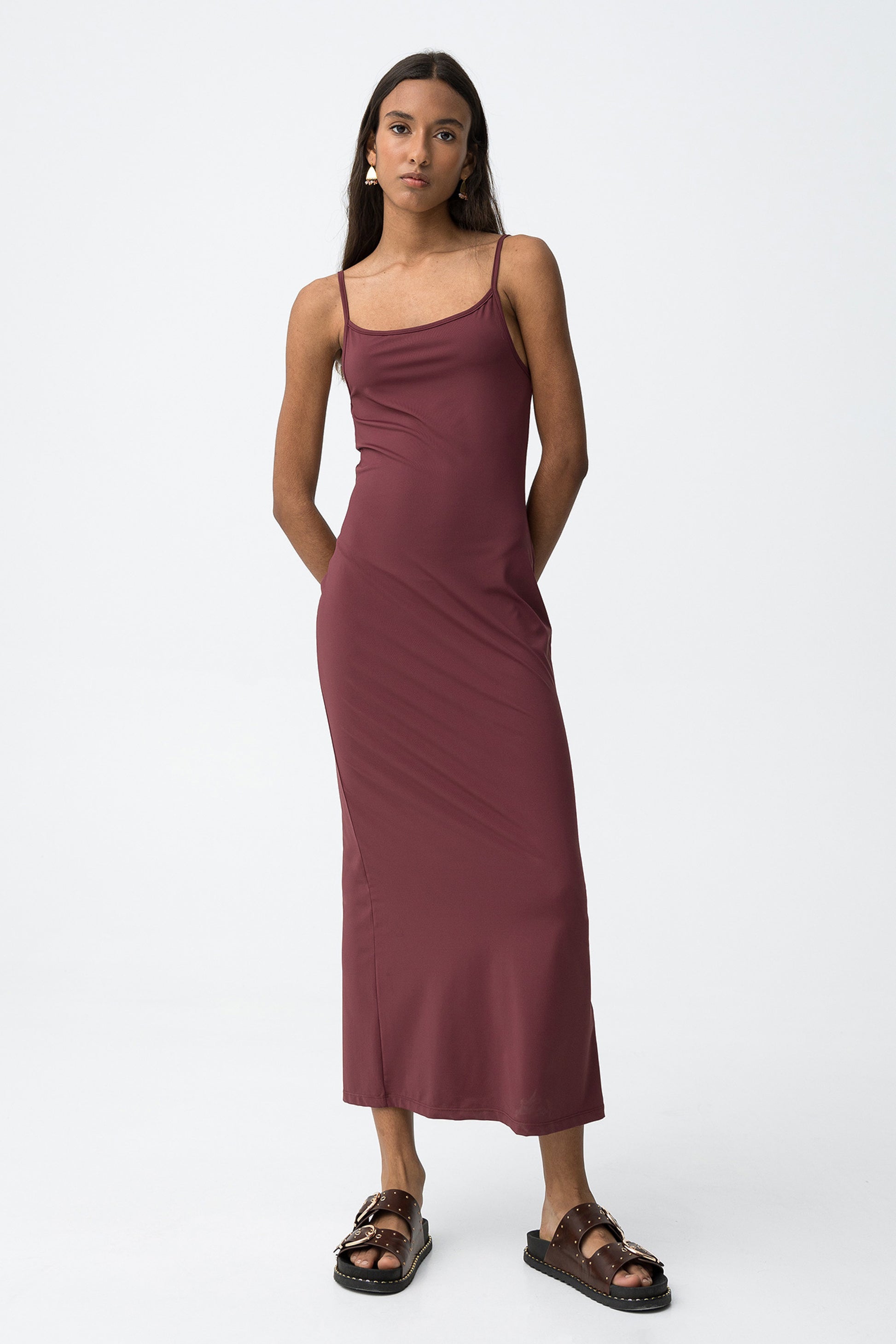 Vestidos largo de lycra