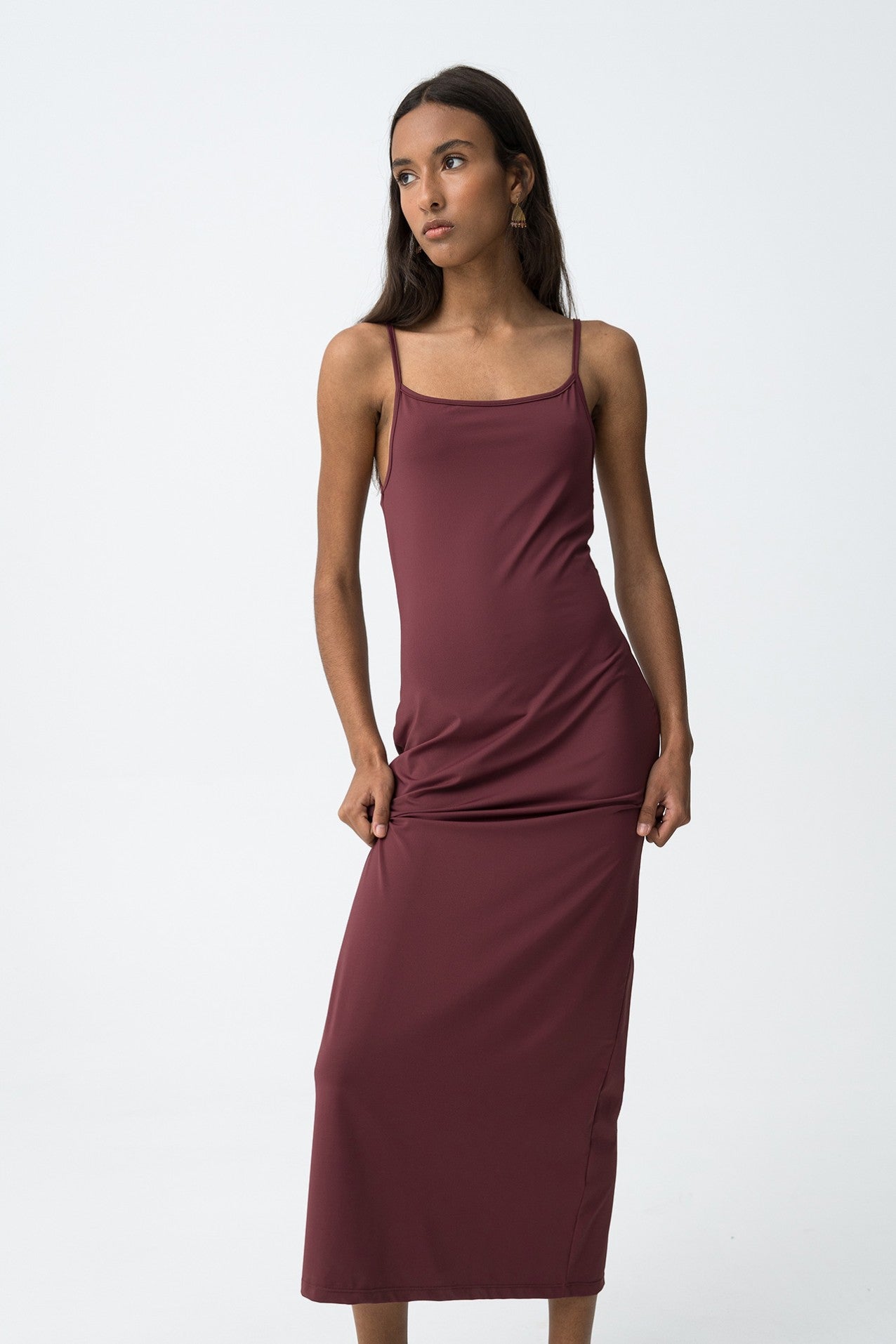 Vestidos largo de lycra