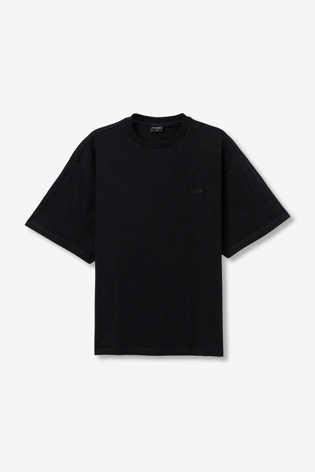 Camiseta chico manga corta negra