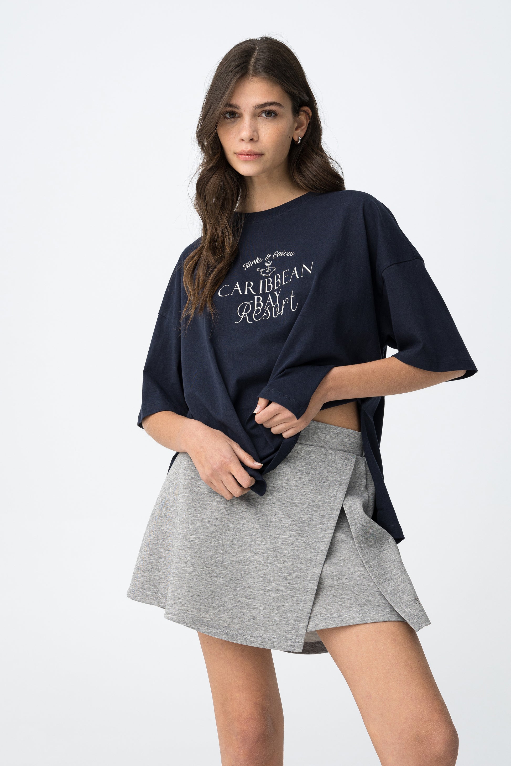 Camiseta manga corta oversize