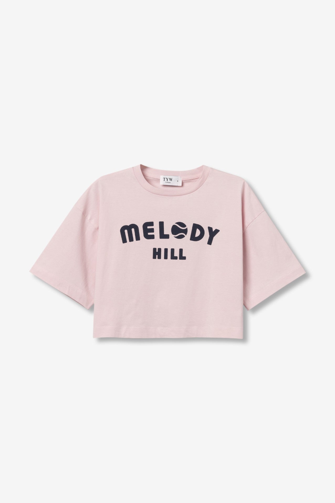 Camiseta crop de manga corta