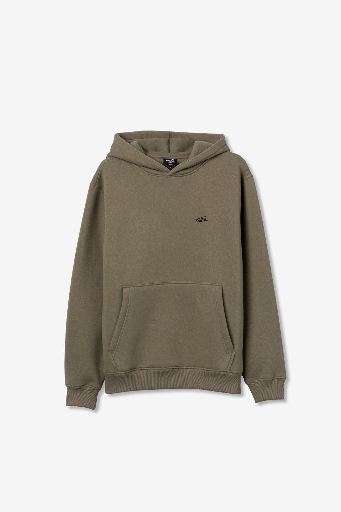 Sudadera con capucha, bolsillo frontal. Chico.
