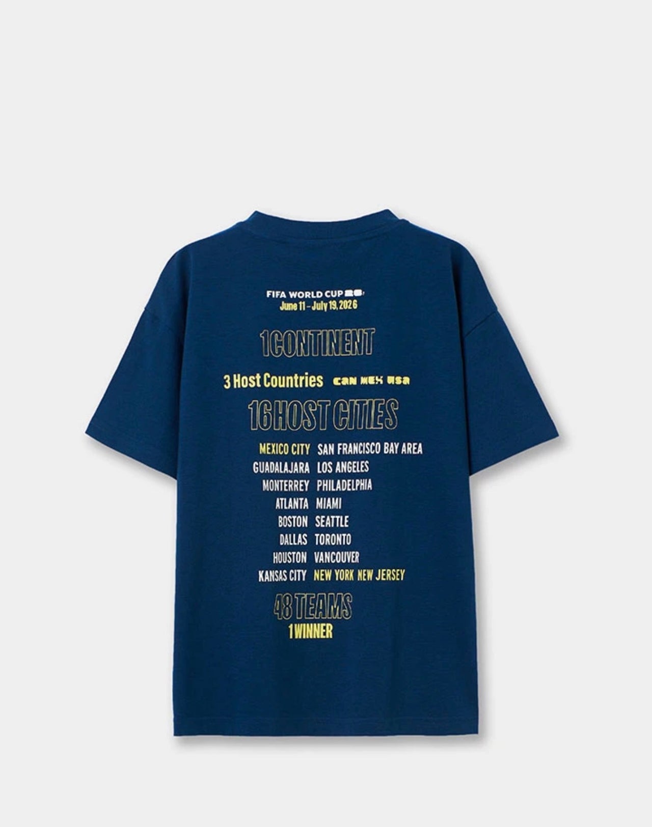 Camiseta FIFA azul marino