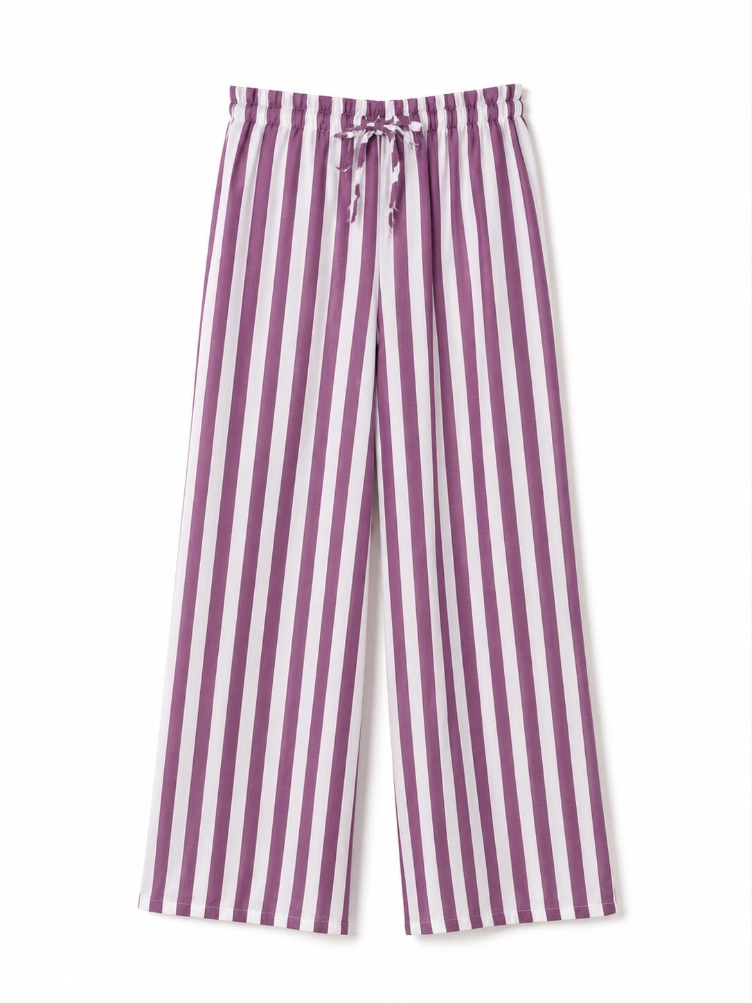Pantalón largo rayas mujer