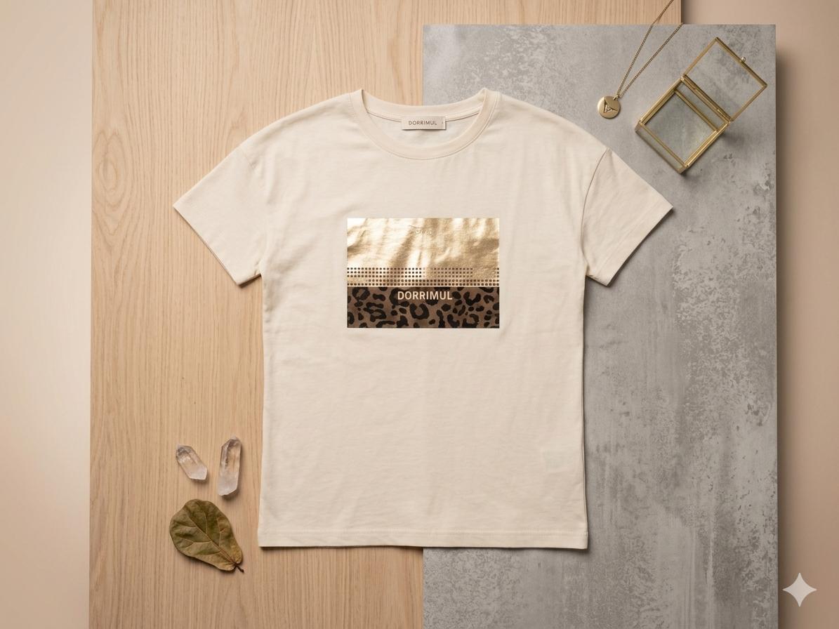 Camiseta  estampada animal print