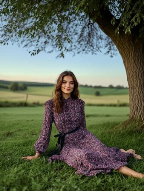 Vestido Fluido Cinturón